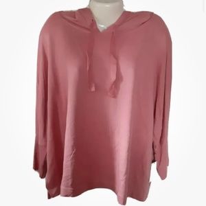 Terra and Sky Women’s Hoodie Pink Shade Pullover Hoodie Size 1X (16W-18W) NEW